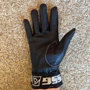 New SSG black cowboy leather roping glove right hand size small